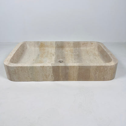 Rectangle Sink - Travertine