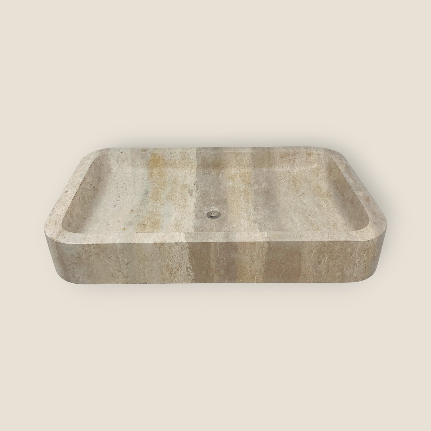 Rectangle Sink - Travertine