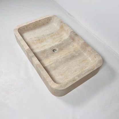 Rectangle Sink - Travertine