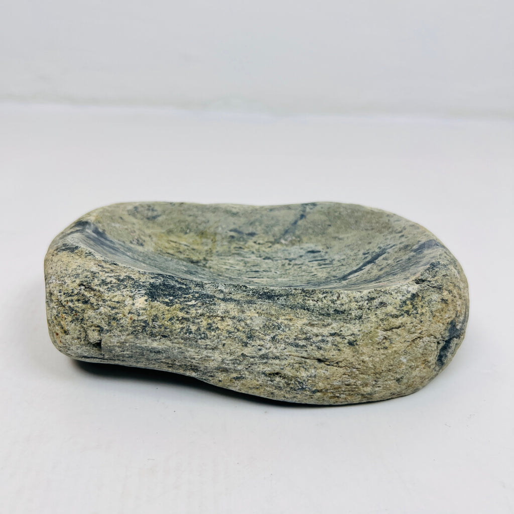 Riverstone Blue Lined Soap Dish