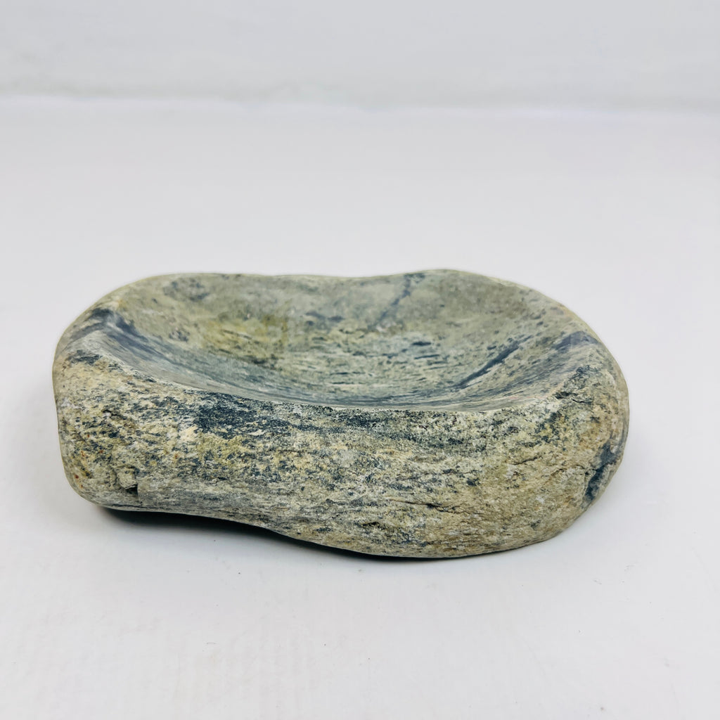 Riverstone Blue Lined Soap Dish