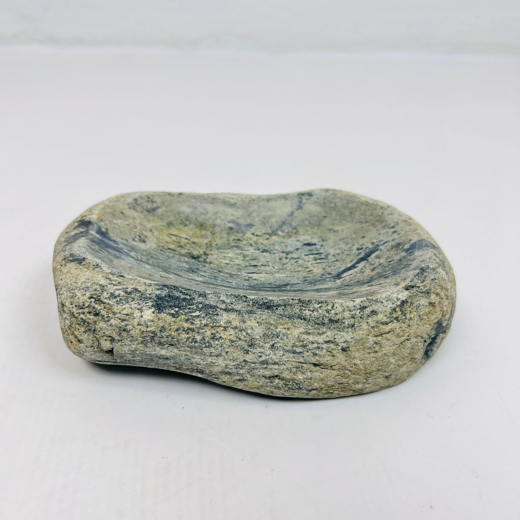 Riverstone Blue Lined Soap Dish