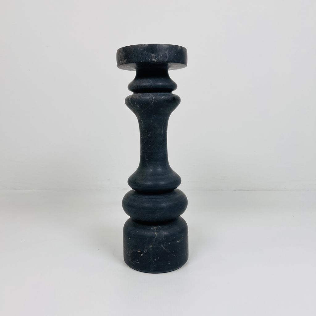 Pillar Black Candle Stand (Medium)