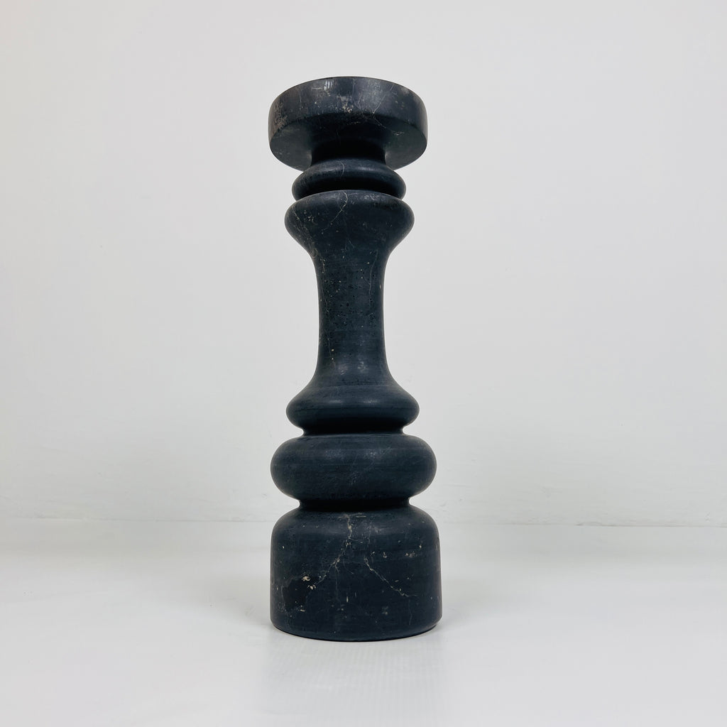 Pillar Black Candle Stand (Medium)