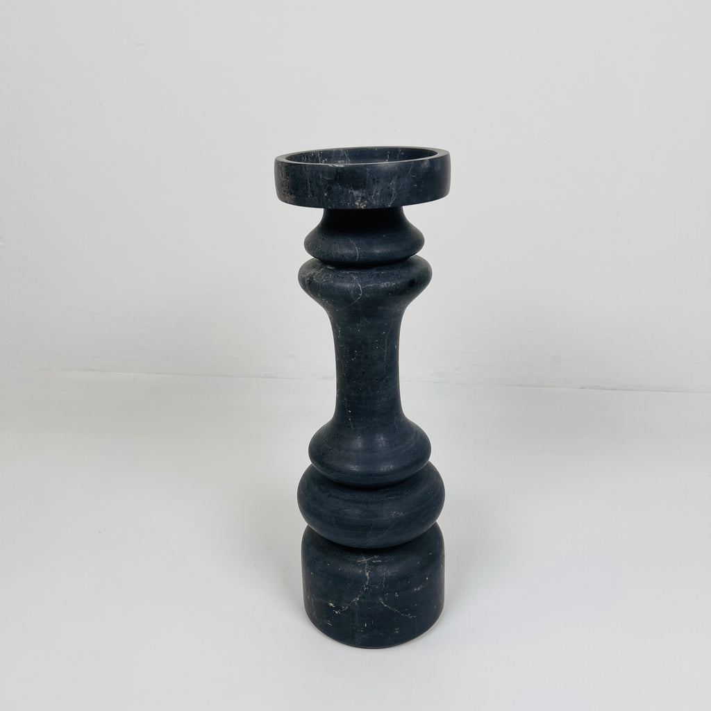 Pillar Black Candle Stand (Medium)