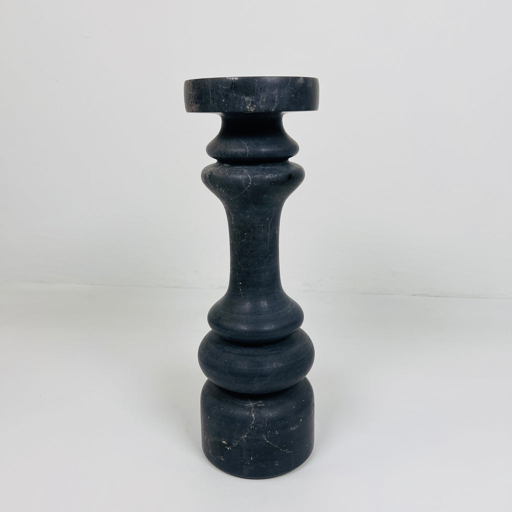 Pillar Black Candle Stand (Medium)