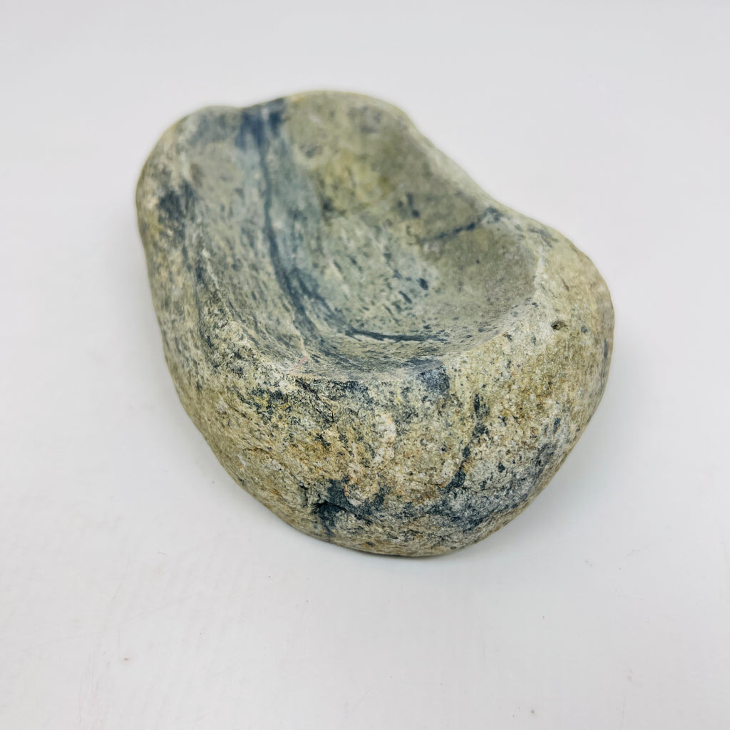 Riverstone Blue Lined Soap Dish