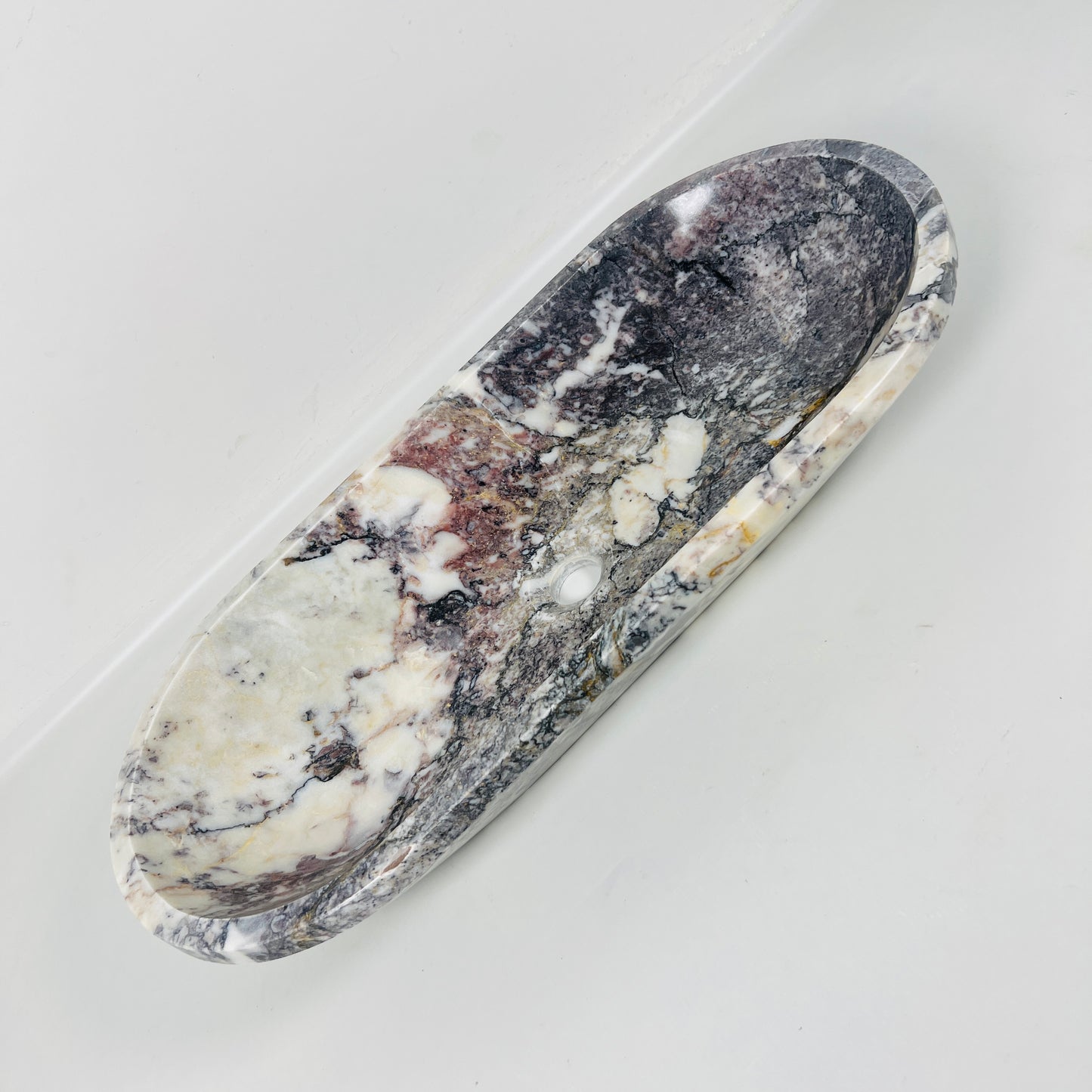 Capsule Sink - Red & White