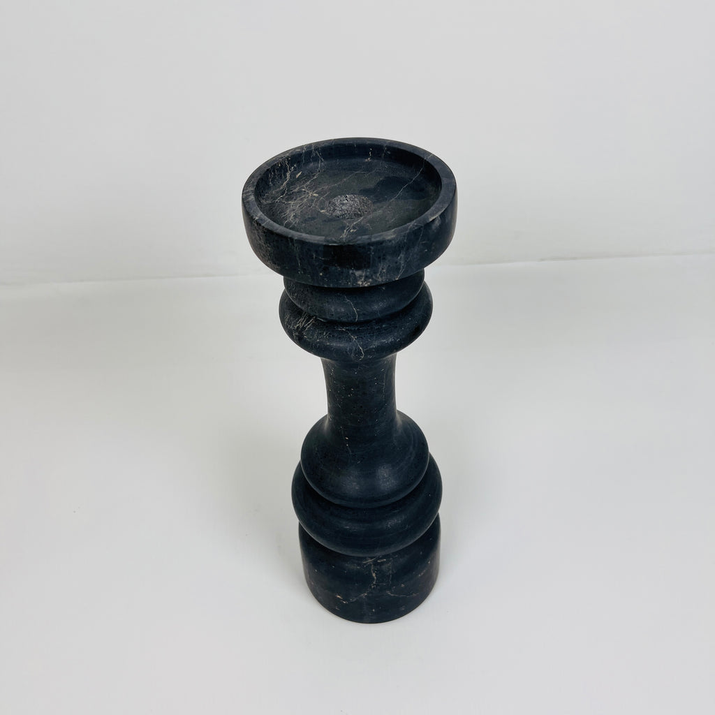 Pillar Black Candle Stand (Medium)