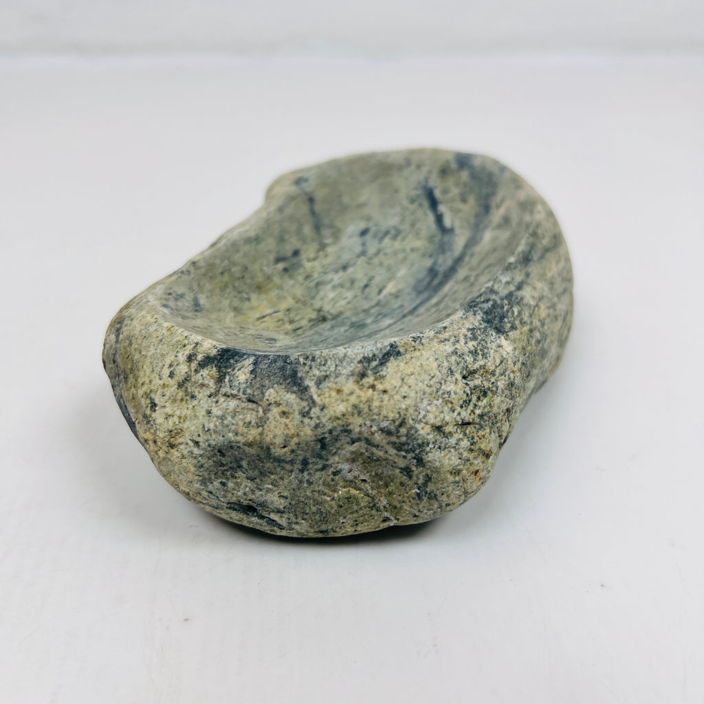 Riverstone Blue Lined Soap Dish