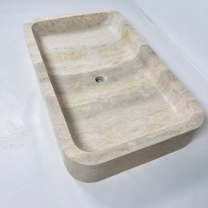 Rectangle Sink - Travertine