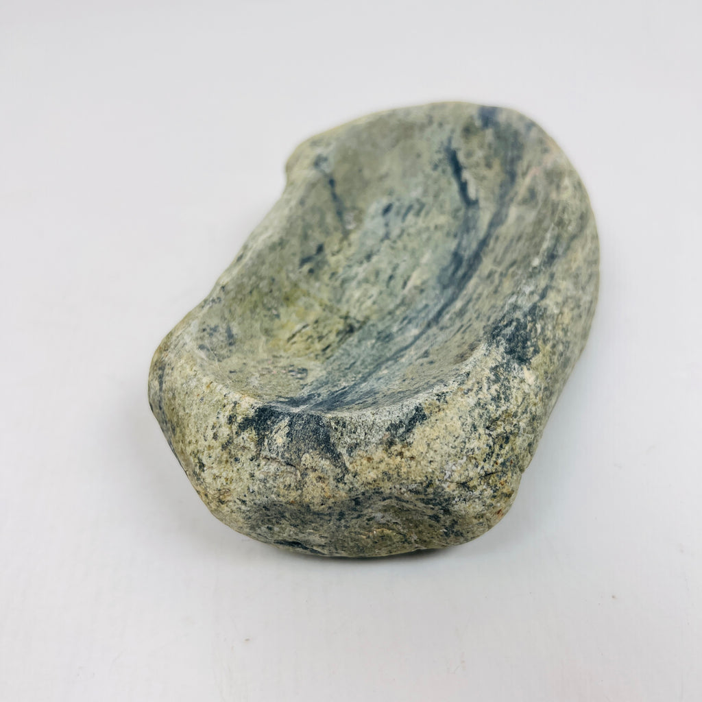 Riverstone Blue Lined Soap Dish