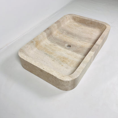Rectangle Sink - Travertine
