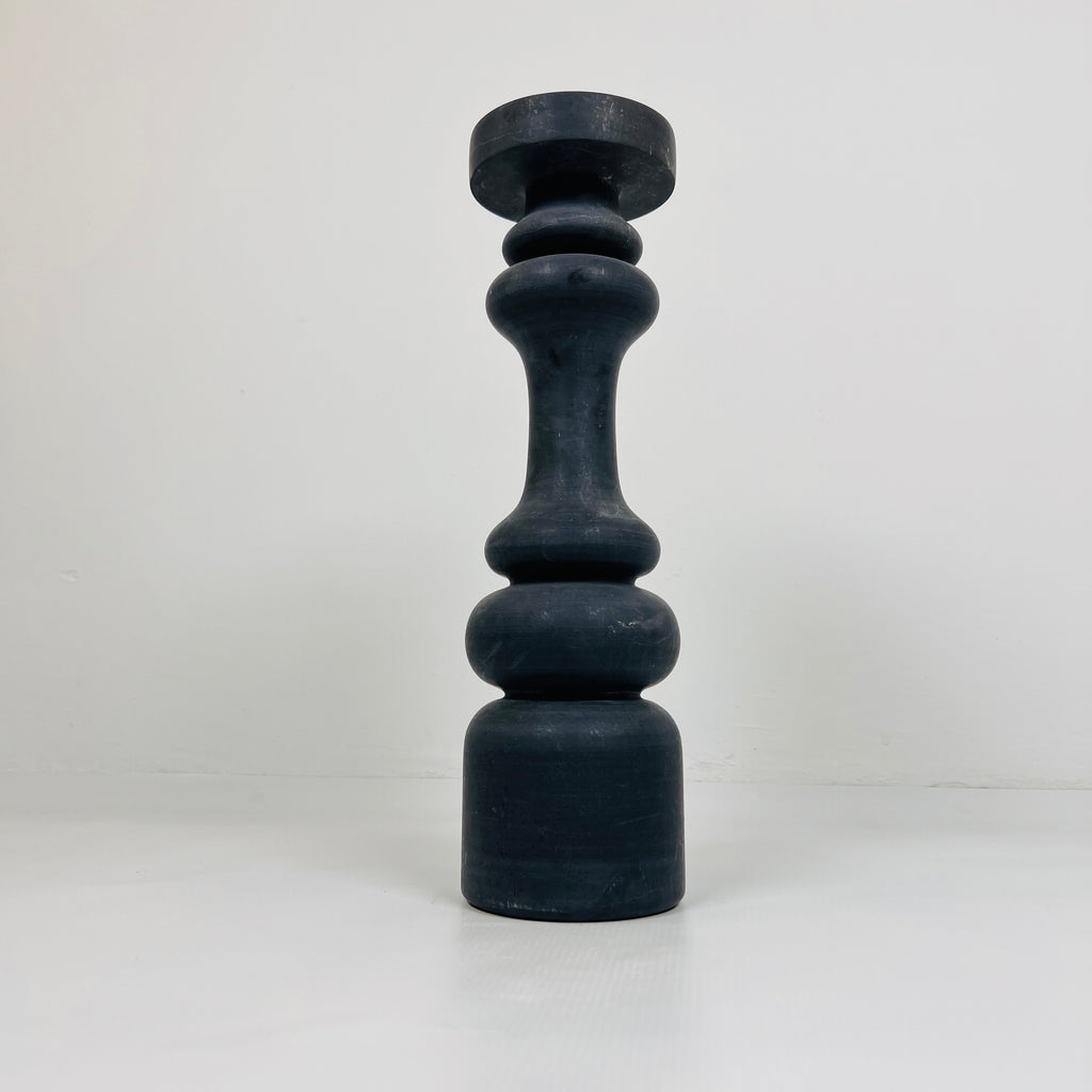 Pillar Black Candle Stand (Large)