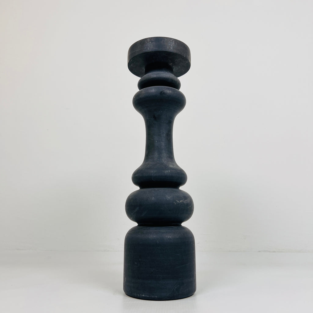 Pillar Black Candle Stand (Large)