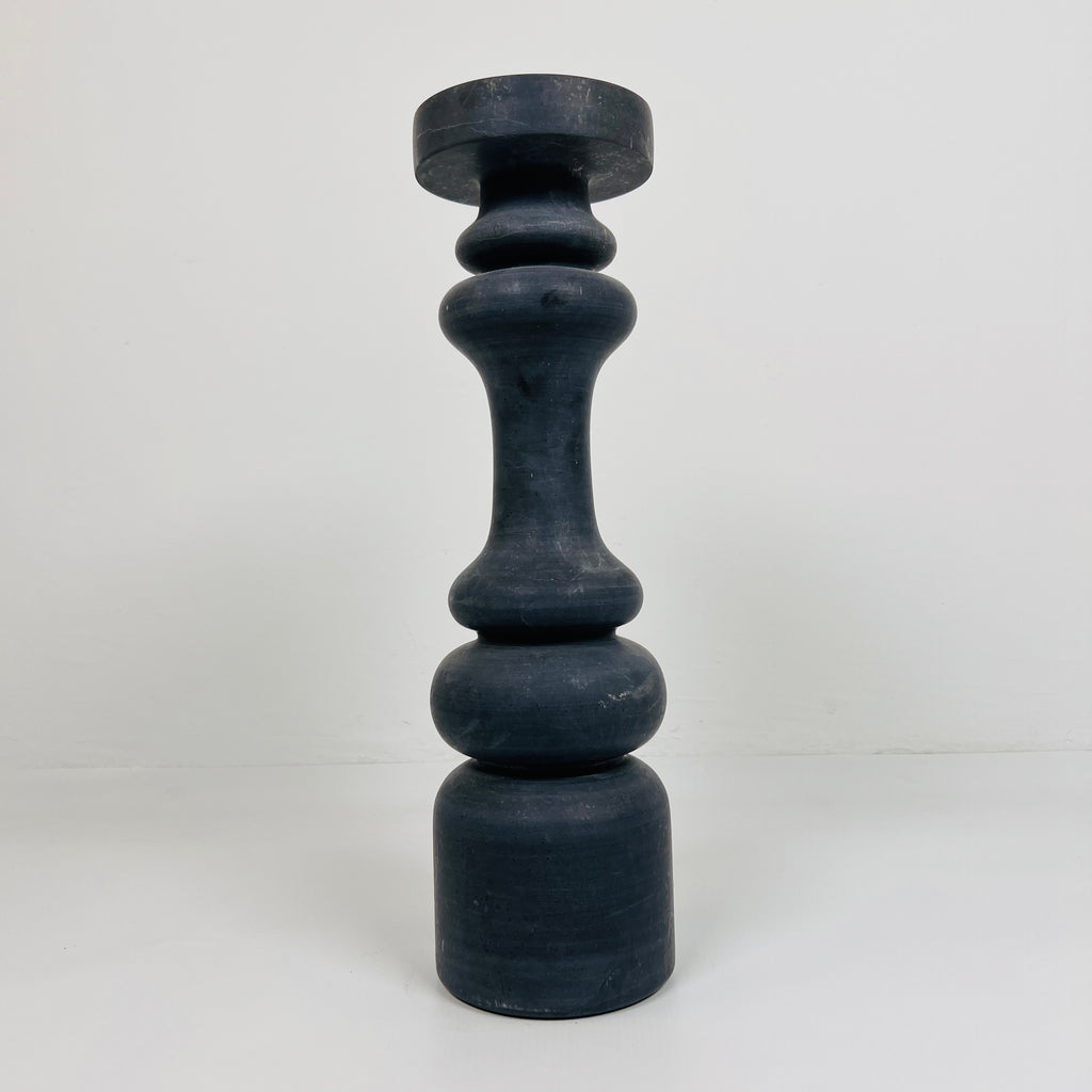 Pillar Black Candle Stand (Large)