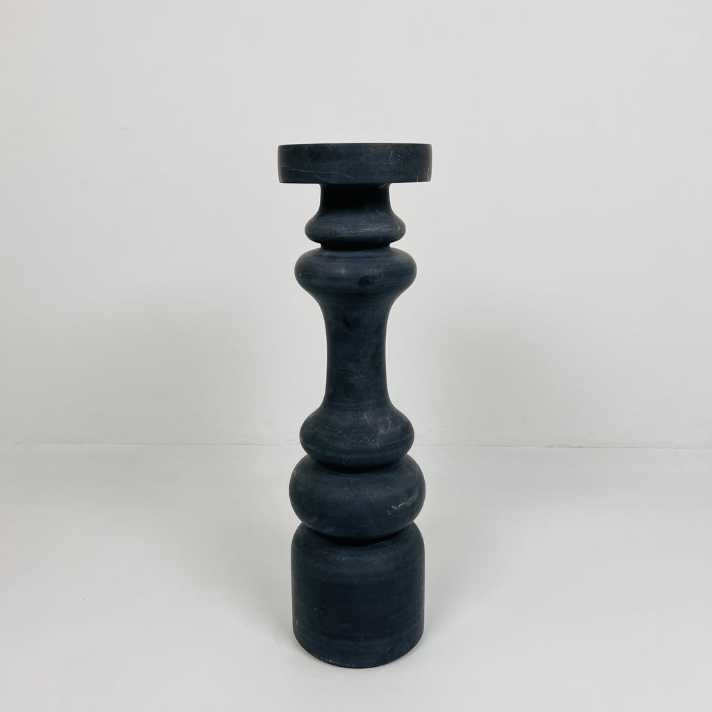 Pillar Black Candle Stand (Large)