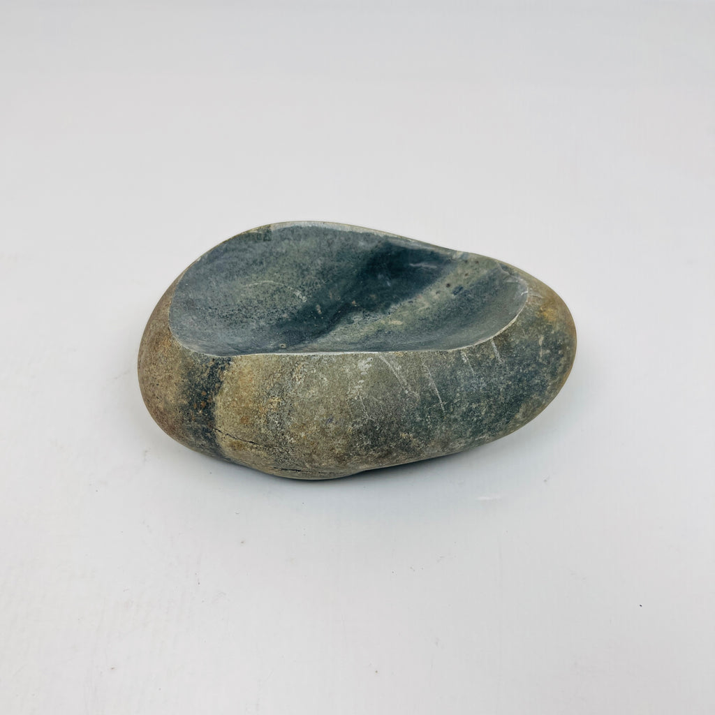 Riverstone Blue Hued Soap Dish