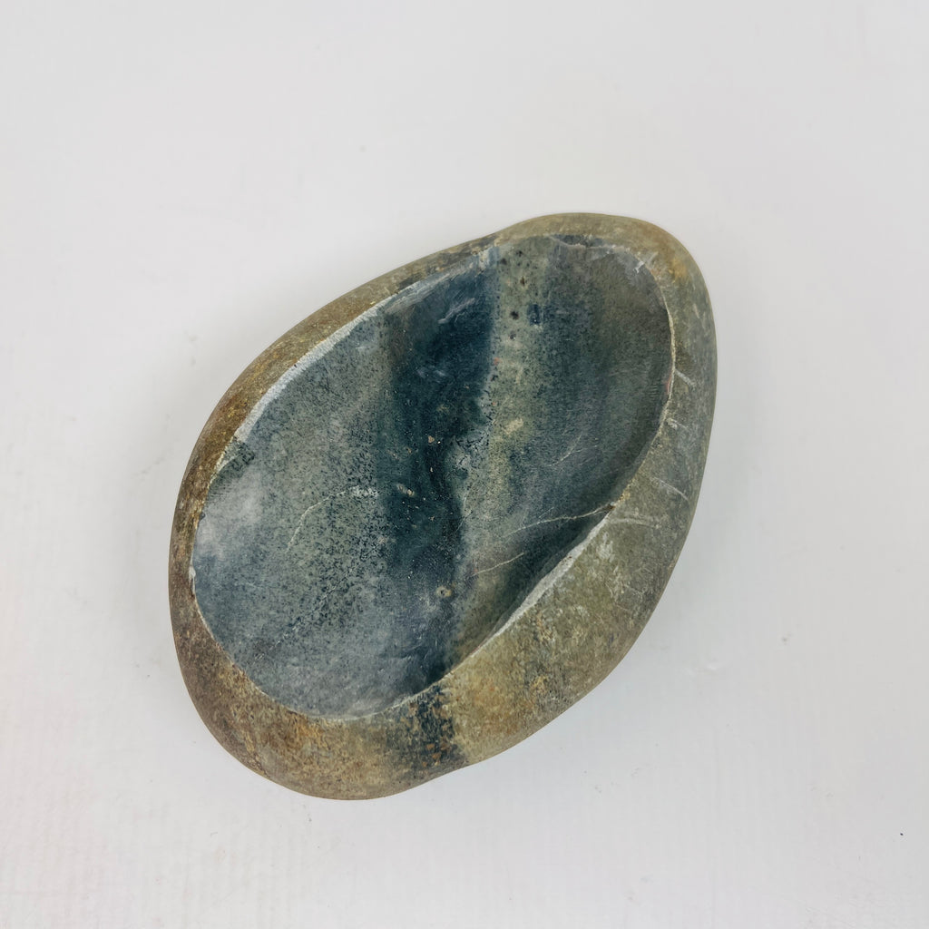 Riverstone Blue Hued Soap Dish