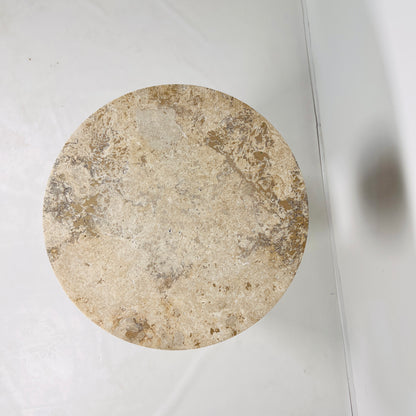 Jigsaw Travertine Table