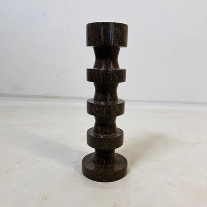 Accordian Candle Stand - Brown