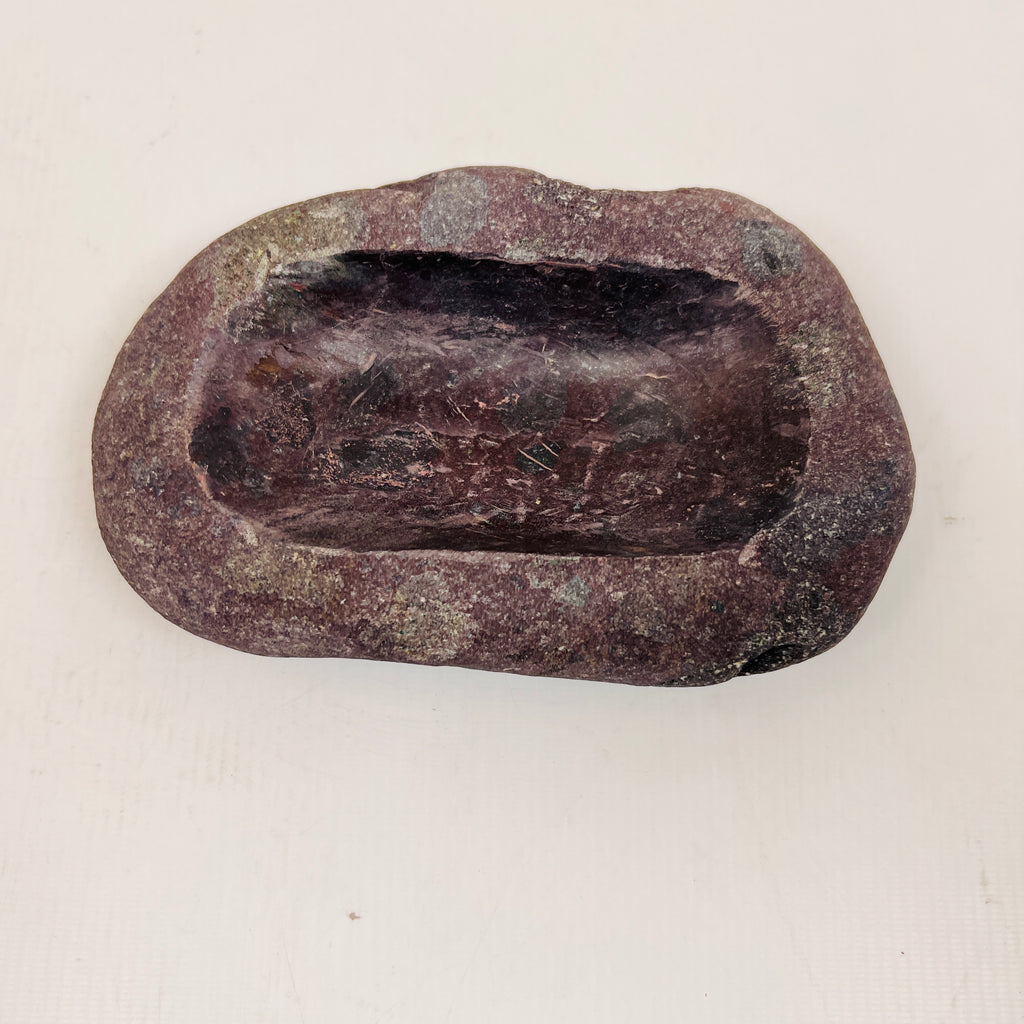 Riverstone Burgundy Lined Soap Dish