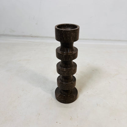 Accordian Candle Stand - Brown