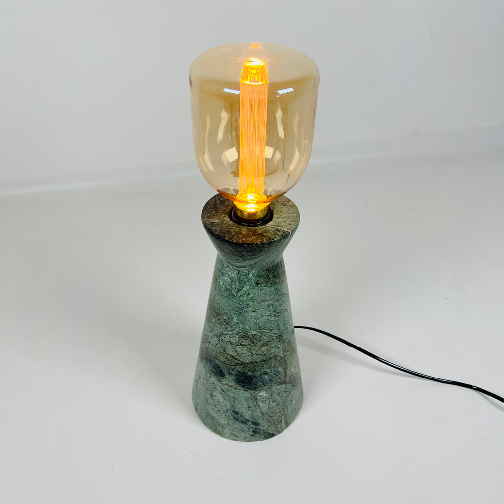 Jungle Green Funnel Lamp