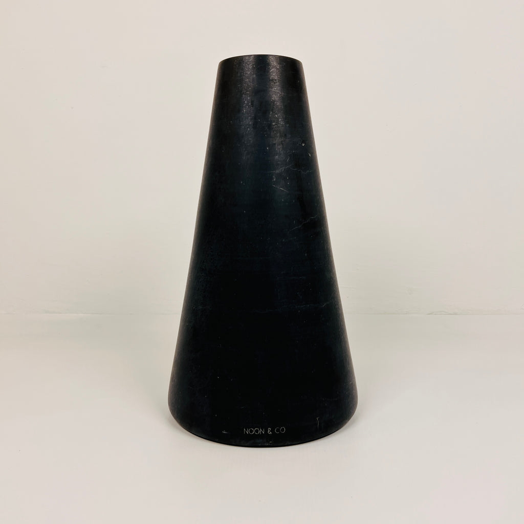 Funnel Black Vase