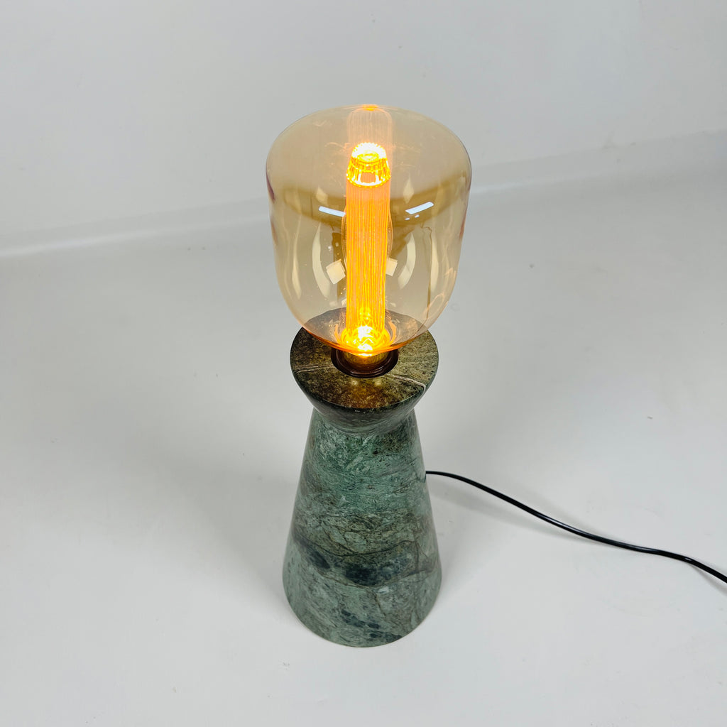 Jungle Green Funnel Lamp