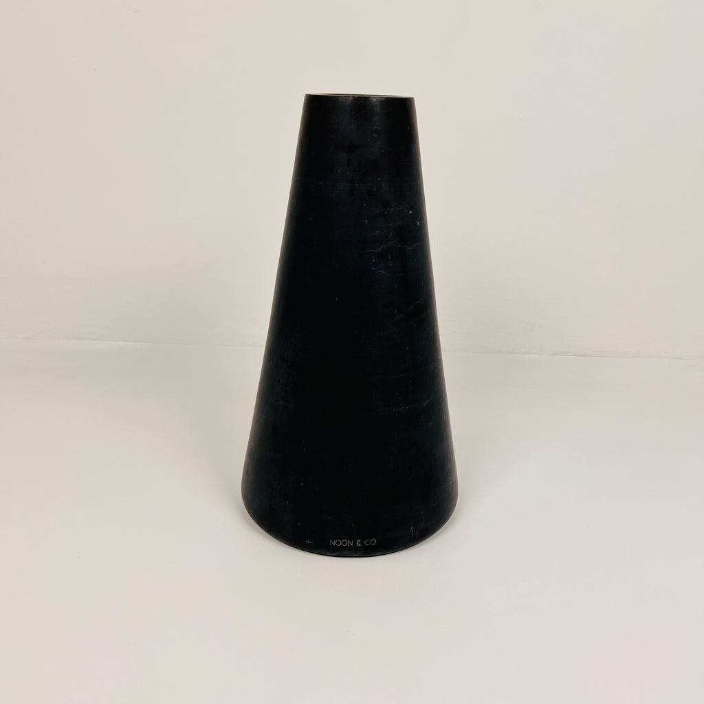 Funnel Black Vase