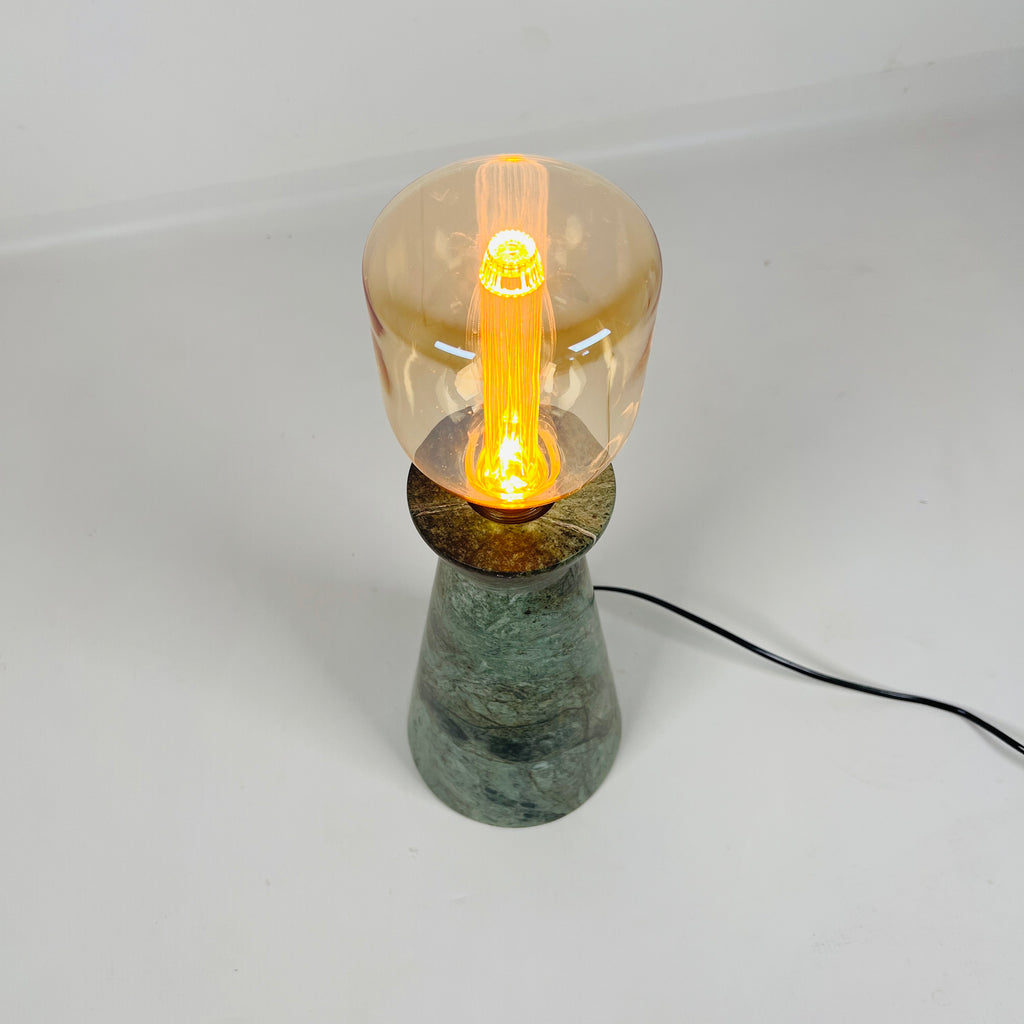 Jungle Green Funnel Lamp