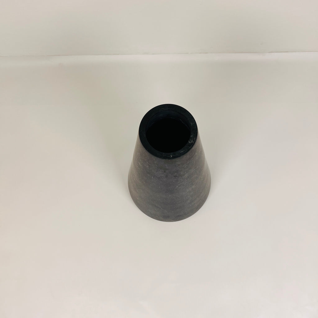 Funnel Black Vase