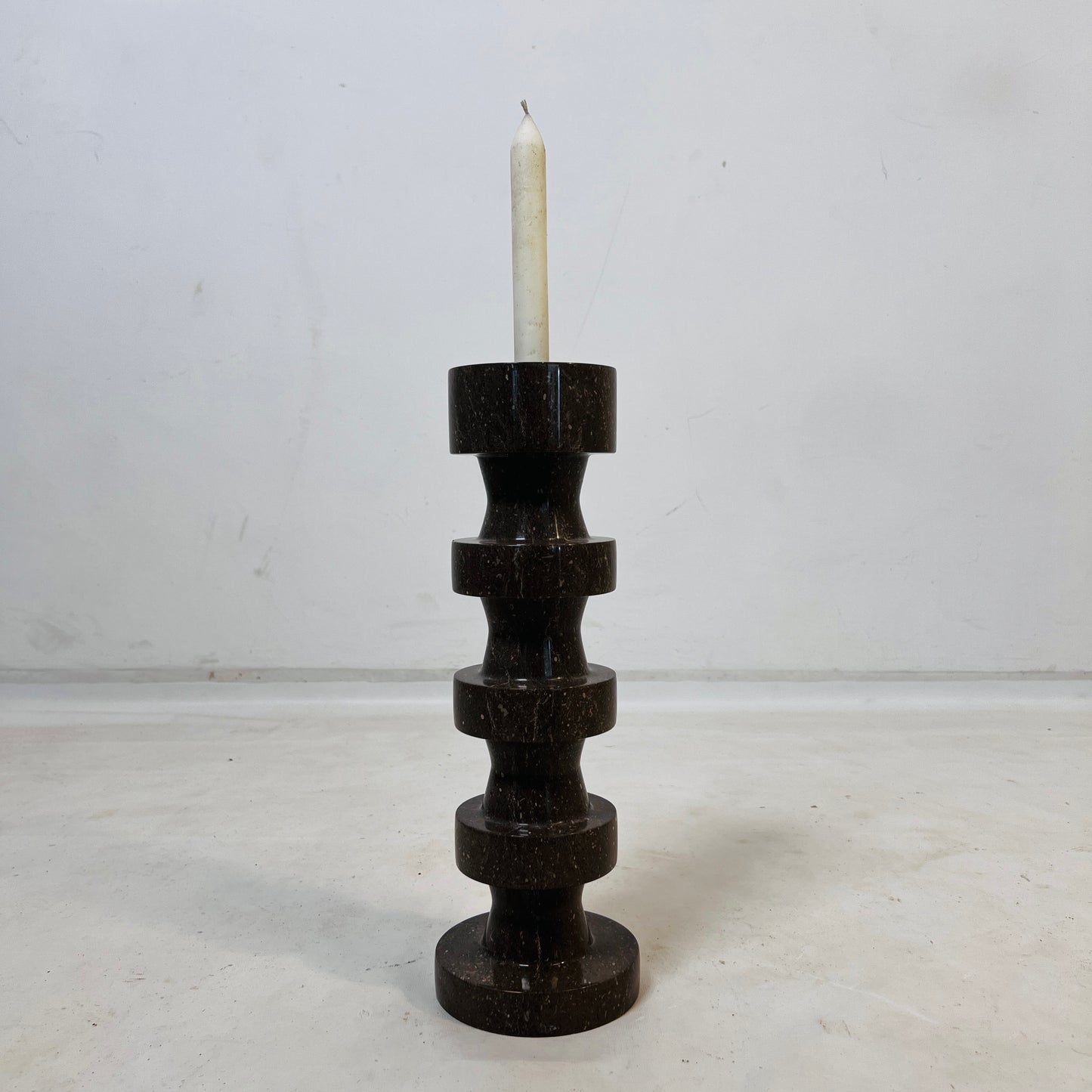 Accordian Candle Stand - Brown