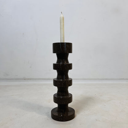 Accordian Candle Stand - Brown