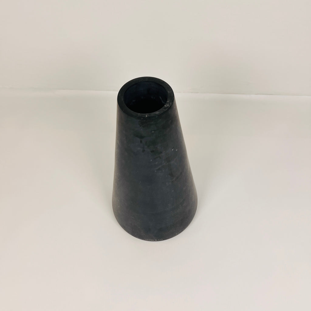 Funnel Black Vase