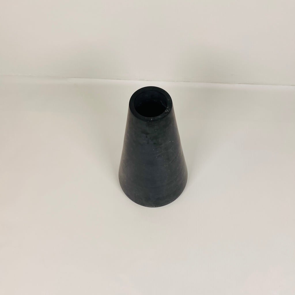 Funnel Black Vase