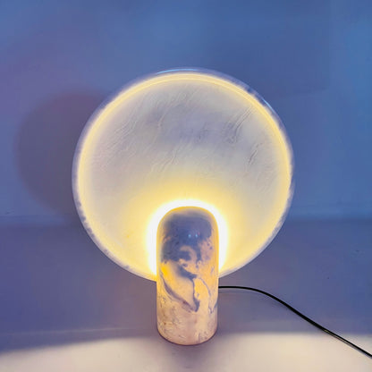Disc Table Lamp - White