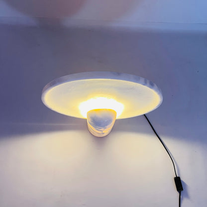Disc Table Lamp - White