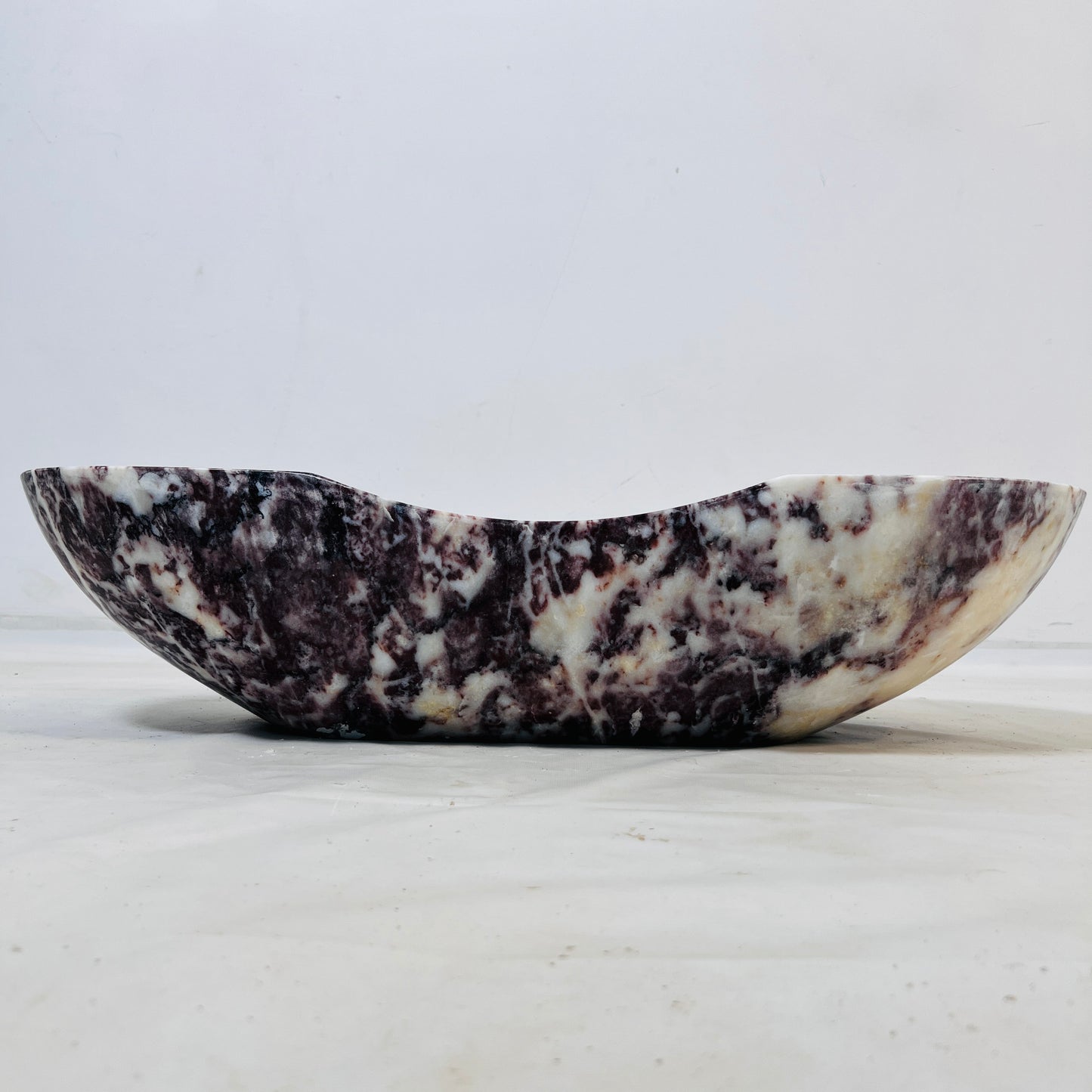 Flow Marble Sink - Red & White