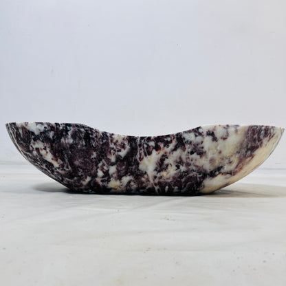 Flow Marble Sink - Red & White
