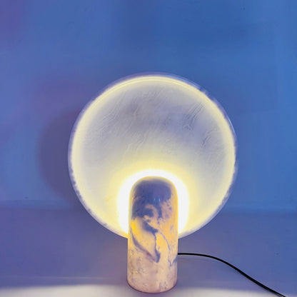 Disc Table Lamp - White