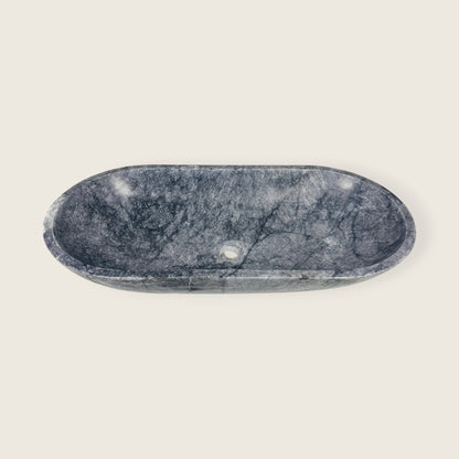 Capsule Sink - Blue & Black