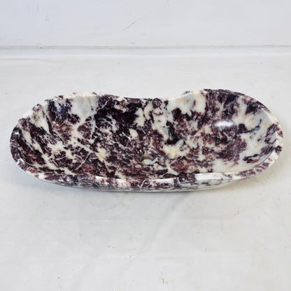 Flow Marble Sink - Red & White