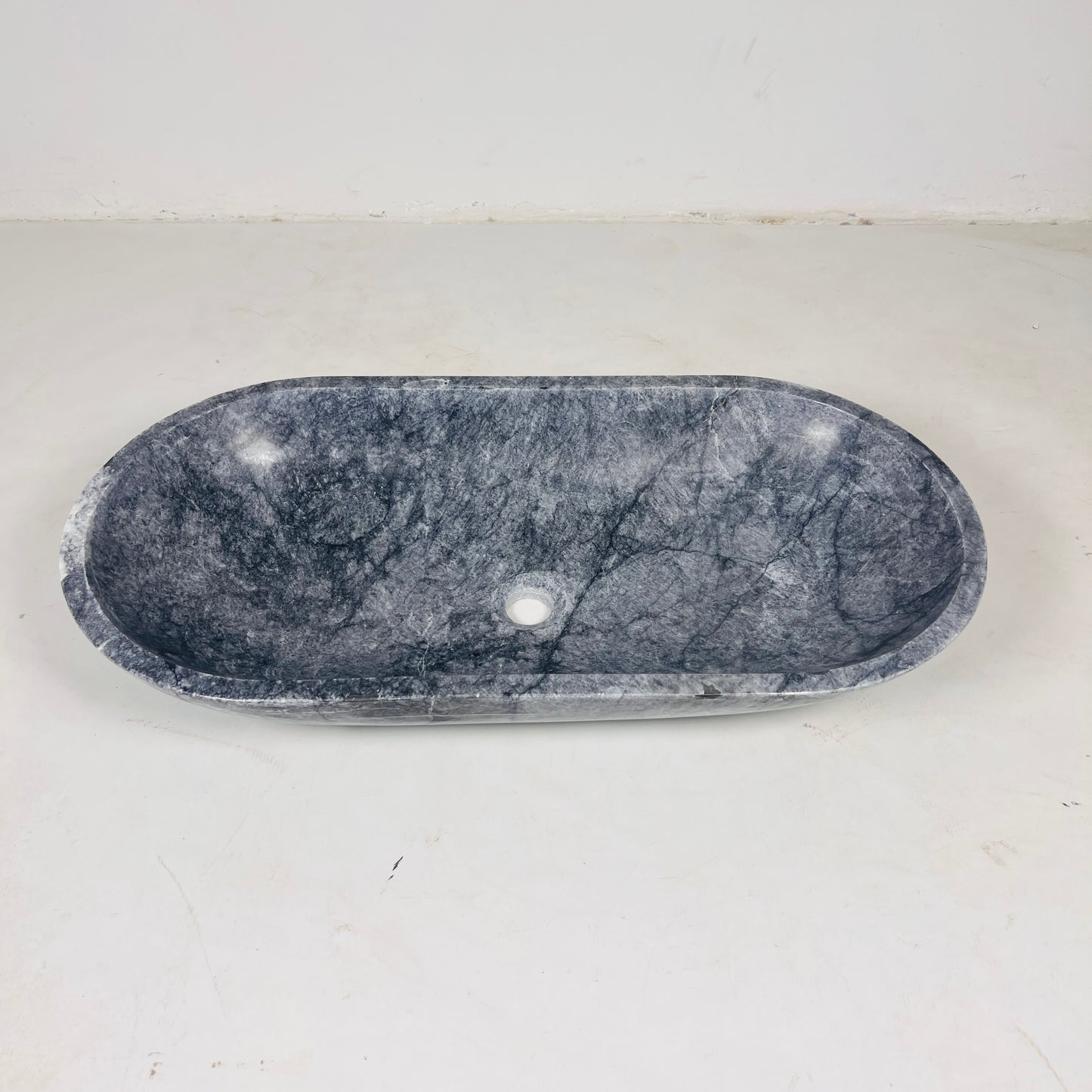 Capsule Sink - Blue & Black