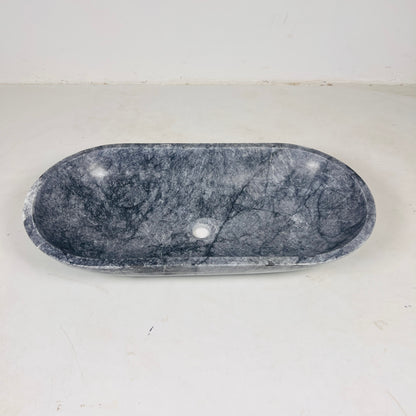 Capsule Sink - Blue & Black