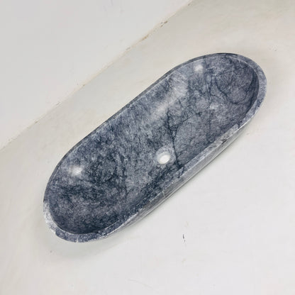 Capsule Sink - Blue & Black