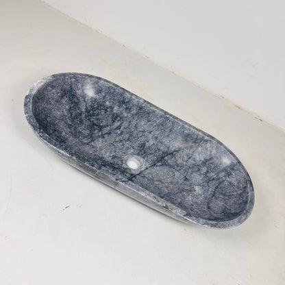 Capsule Sink - Blue & Black