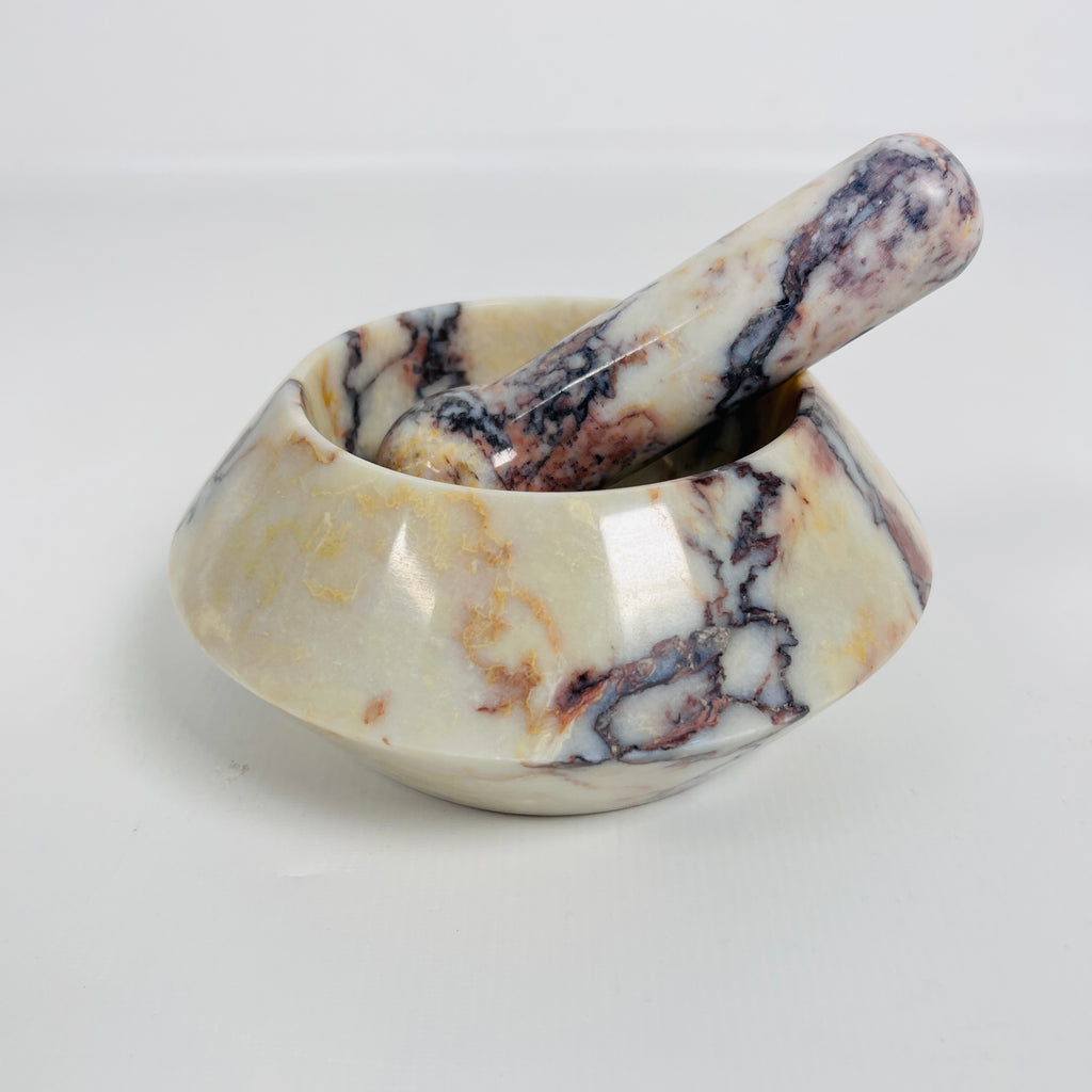 Multi-shaded Mortar & Pestle