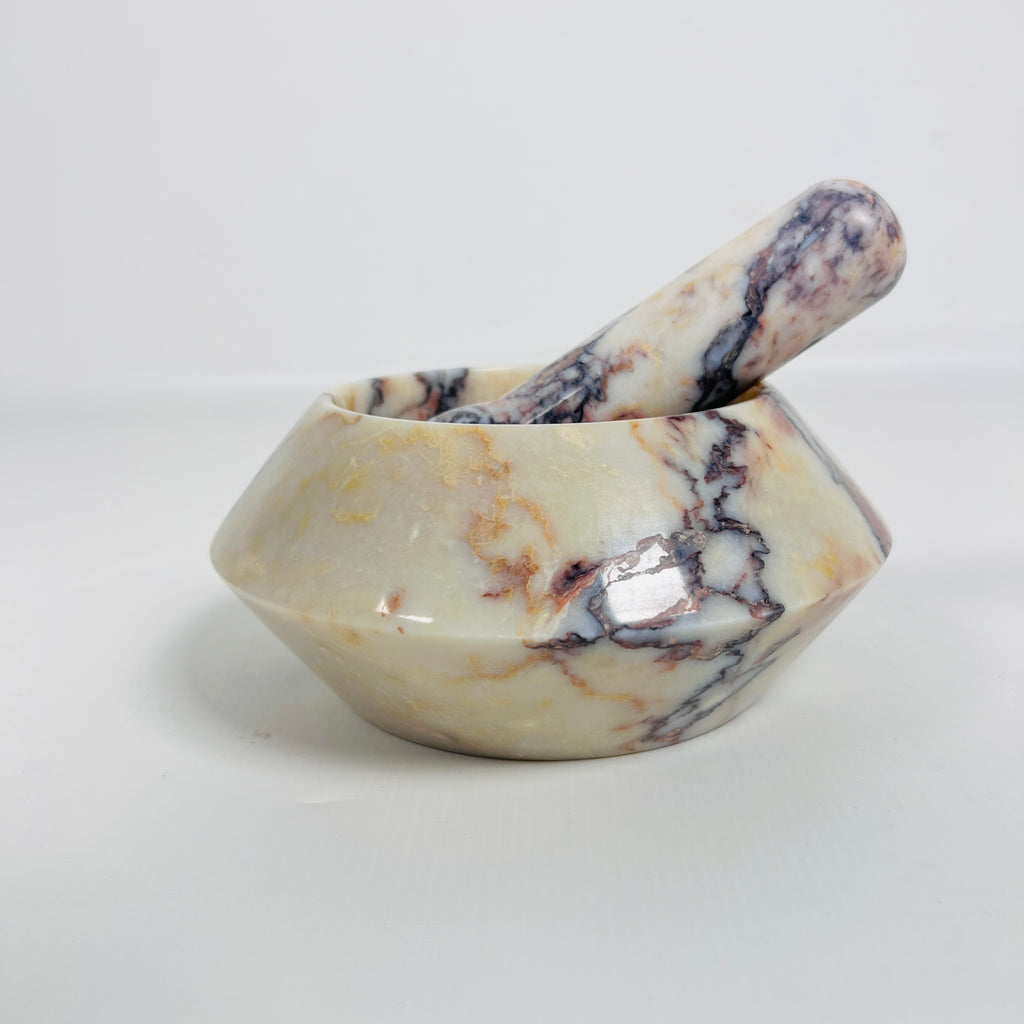 Multi-shaded Mortar & Pestle